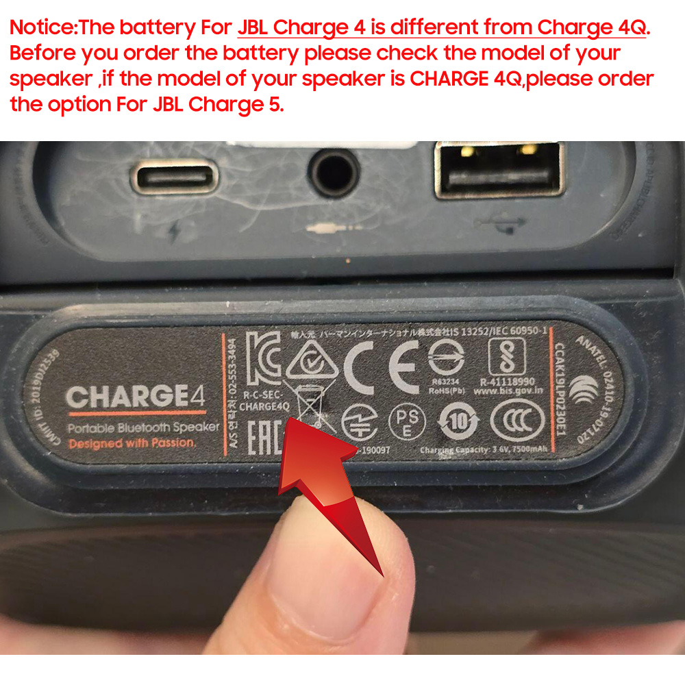 Batterie de remplacement ID998 - Jbl Speaker Charge 5 avis et prix